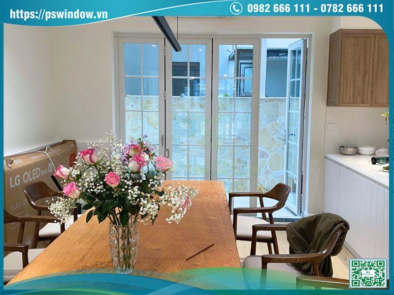 Cửa Xingfa kính hộp thiết kế hiện đại, thẩm mỹ