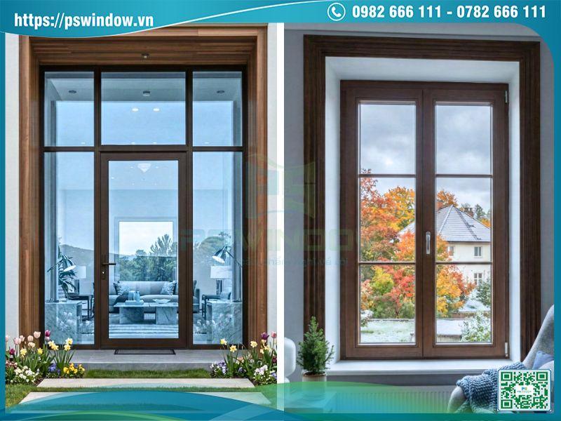 Hệ cửa mở quay nhôm cầu Alvero ER70