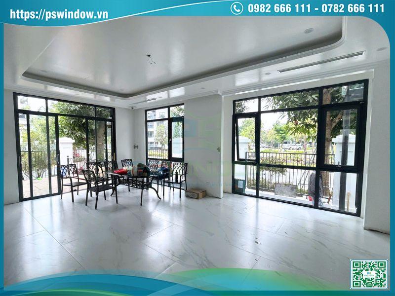 Hệ vách kính có cửa sổ bền bỉ, chống chịu thời tiết