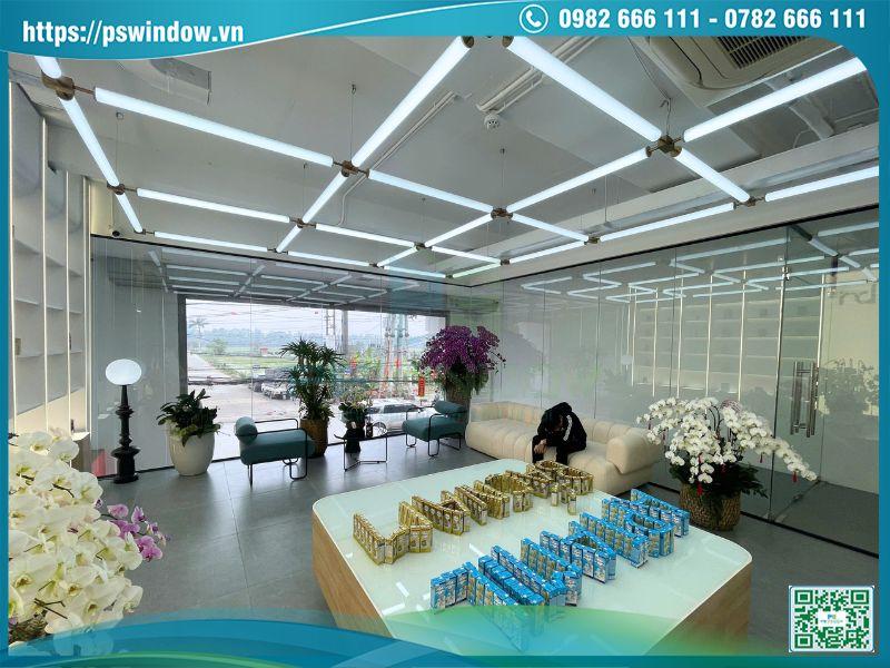 Pswindow thi công nhôm kính văn phòng uy tín, chất lượng, giá tốt
