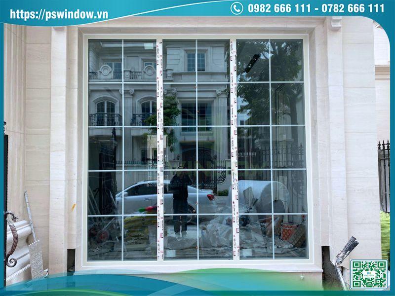 Vách kính cố định khung nhôm cao cấp
