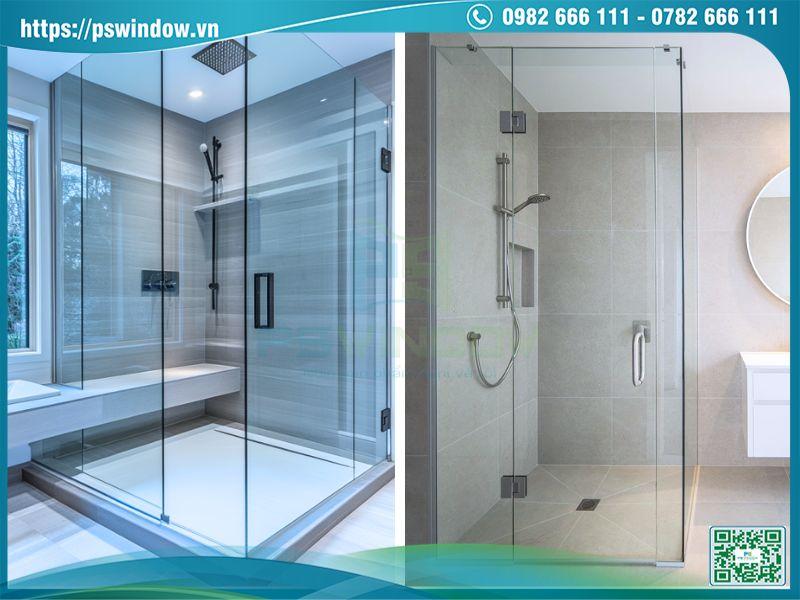 Vách kính ngăn phòng tắm