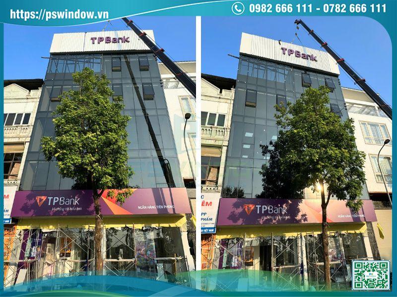 Vách kính nhôm Xingfa Việt kính dán an toàn tối ưu chi phí