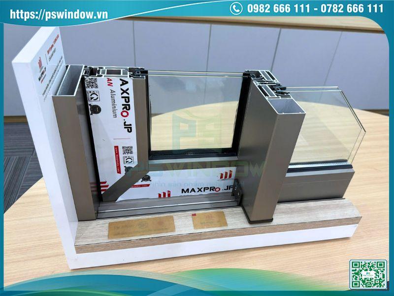 Cấu tạo kỹ thuật của hệ cửa lùa SD115 Maxpro