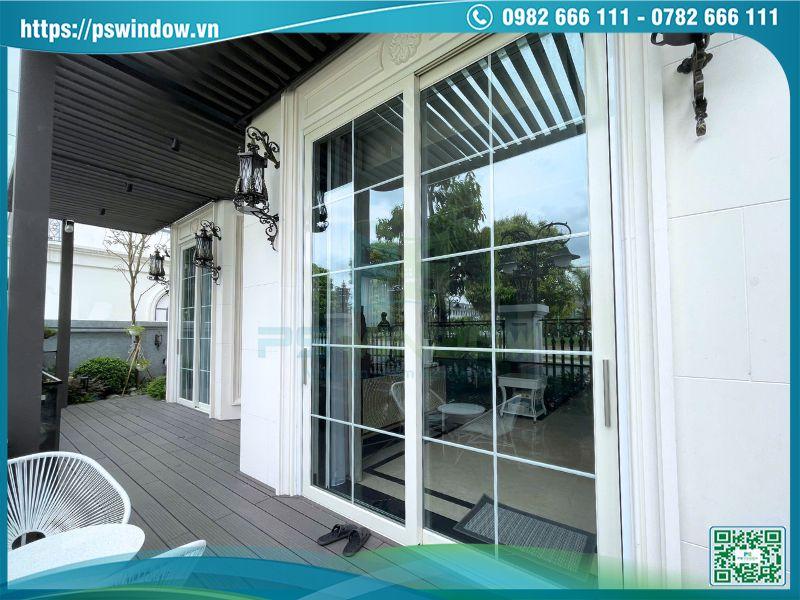 Cửa lùa nhôm kính với khung nhôm Anodize ED bền đẹp vượt trội