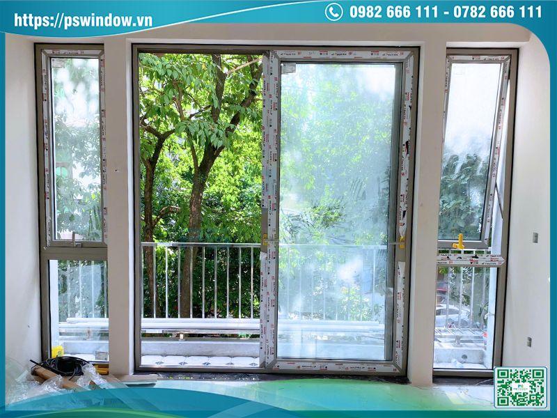 Cửa lùa nhôm Maxpro kính hộp cách âm cách nhiệt, bền màu 40+ năm