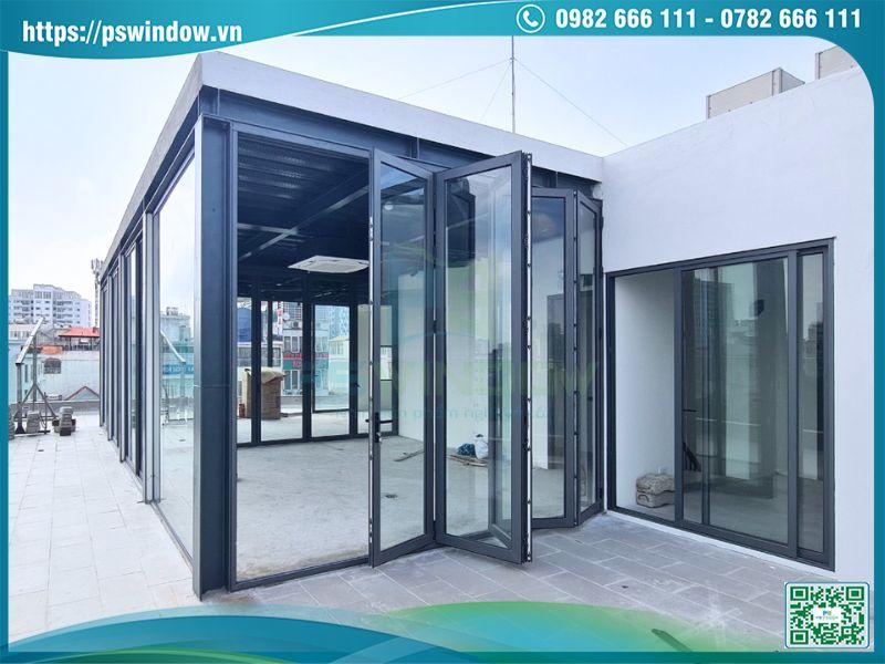 Cửa nhôm 6 cánh Xingfa nhập khẩu chất lượng tốt, giá phải chăng