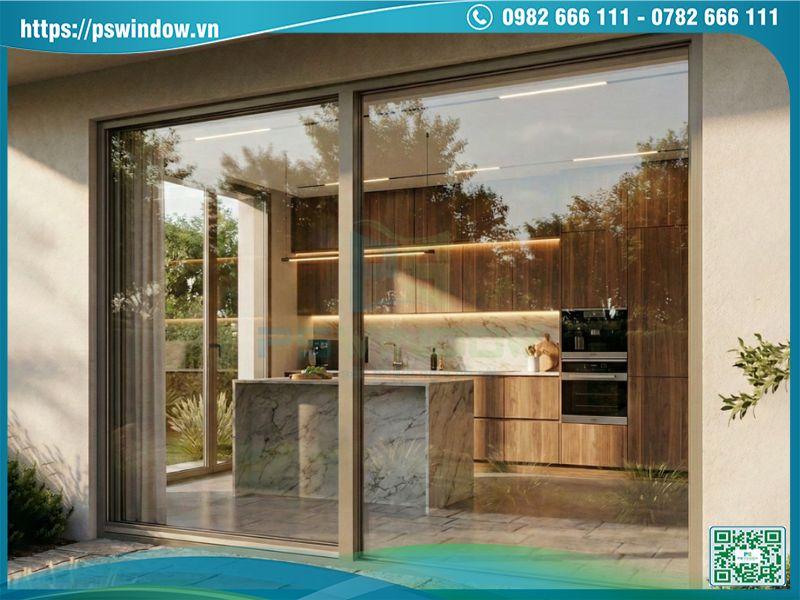 Cửa nhôm cầu cách nhiệt Alvero hệ ép trượt siêu kín khít, bền bỉ