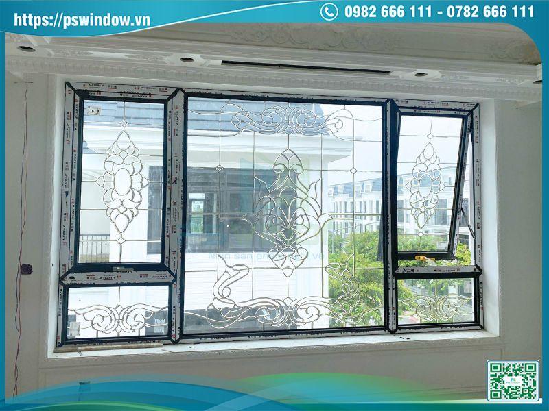 Cửa nhôm kính hộp hoa đồng Maxpro đẳng cấp