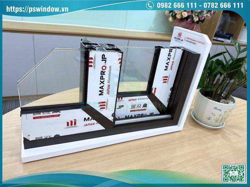Cửa nhôm Maxpro hệ 83 mở trượt SD83 plus