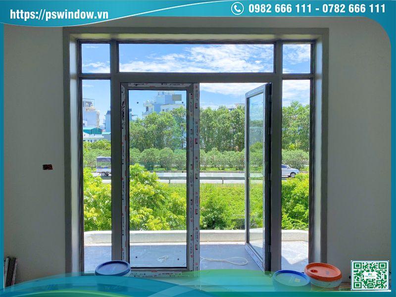 Cửa nhôm Maxpro kính hộp sang trọng, cách âm cách nhiệt