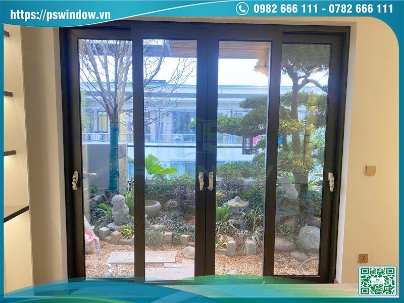 Cửa nhôm Maxpro phong cách hiện đại tối giản