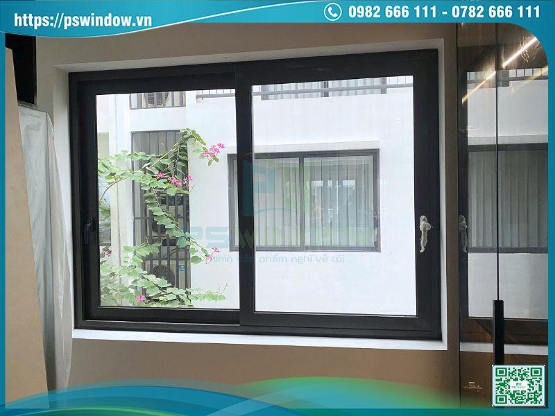 Cửa sổ lùa nhôm Maxpro cho phòng ngủ