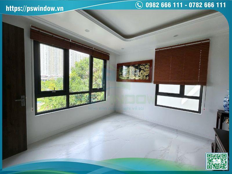 Kích thước cửa sổ nhôm kính đẹp cho nhà phố hiện đại