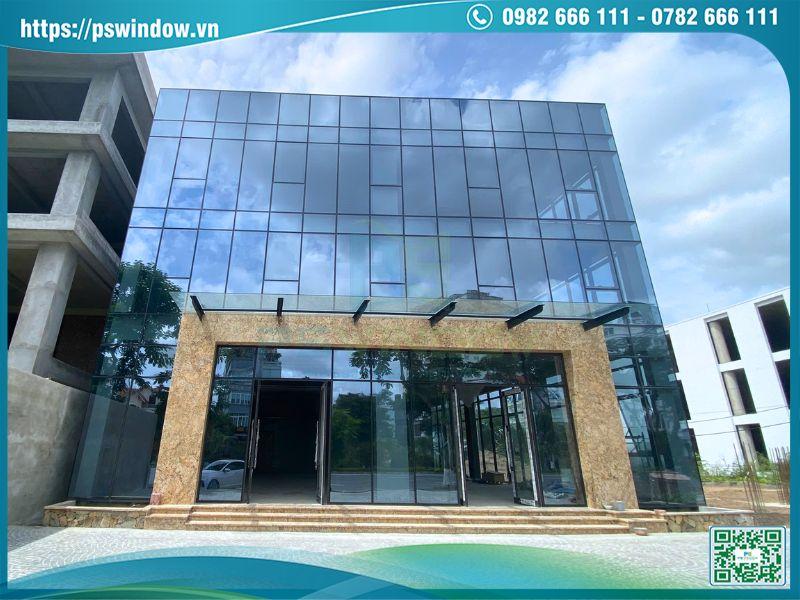 Mặt dựng kính hộp Low-e cách âm cách nhiệt tối ưu