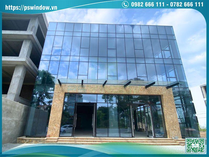 Mặt dựng nhôm kính sang trọng, hiện đại