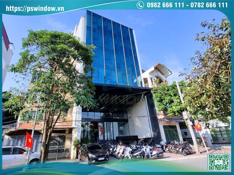 Mặt dựng nhôm kính sang trọng, thẩm mỹ cho công trình hiện đại