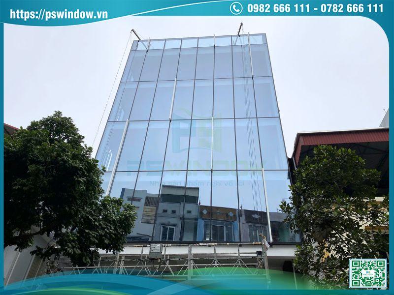 Mặt dựng nhôm PMI nhập khẩu Malaysia và kính Low-e cách nhiệt