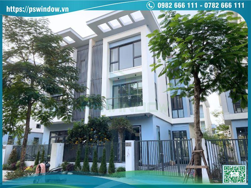 Pswindow lắp đặt cửa nhôm Rolan cho biệt thự liền kề tại Dương Nội
