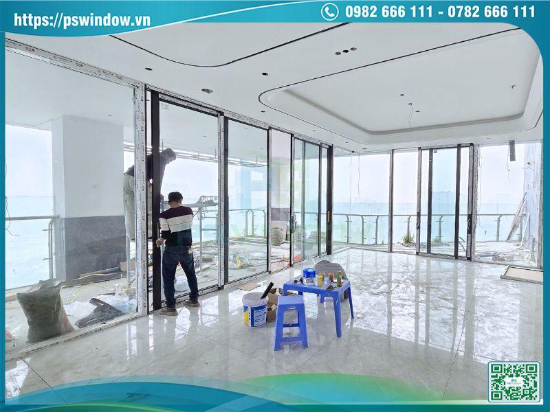 Pswindow thi công cửa nhôm Maxpro hệ lùa SD115 chính hãng, giá tốt