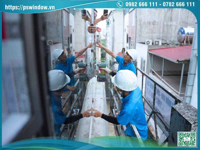 Pswindow thi công mặt dựng chuyên nghiệp, giá tốt