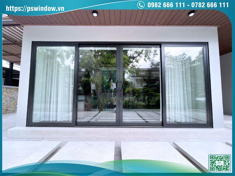 Thiết kế cửa nhôm Soco lùa hiện đại, tối ưu không gian