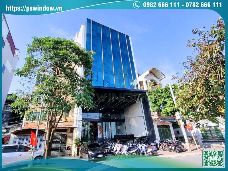 Vách kính dựng nhôm Xingfa kính hộp phản quang cao cấp