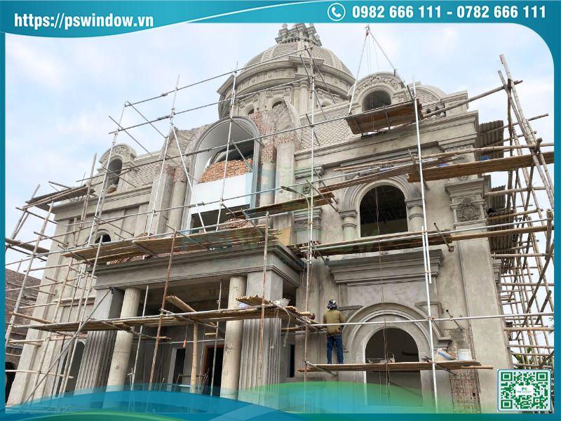 Công trình chờ lắp cửa nhôm kính