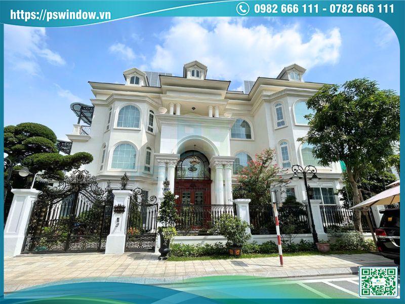 Công trình siêu biệt thự tại Ocean Park lắp đặt cửa nhôm Maxpro cao cấp