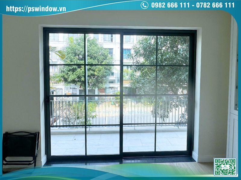 Cửa kính hộp nan nhôm thiết kế hiện đại, đa dạng phong cách