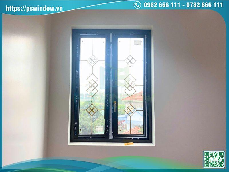Cửa sổ mở quay 2 cánh Rolan phụ kiện Cmech cao cấp