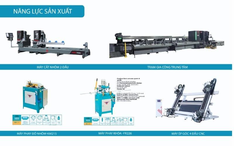 Dây chuyền máy móc sản xuất Pswindow