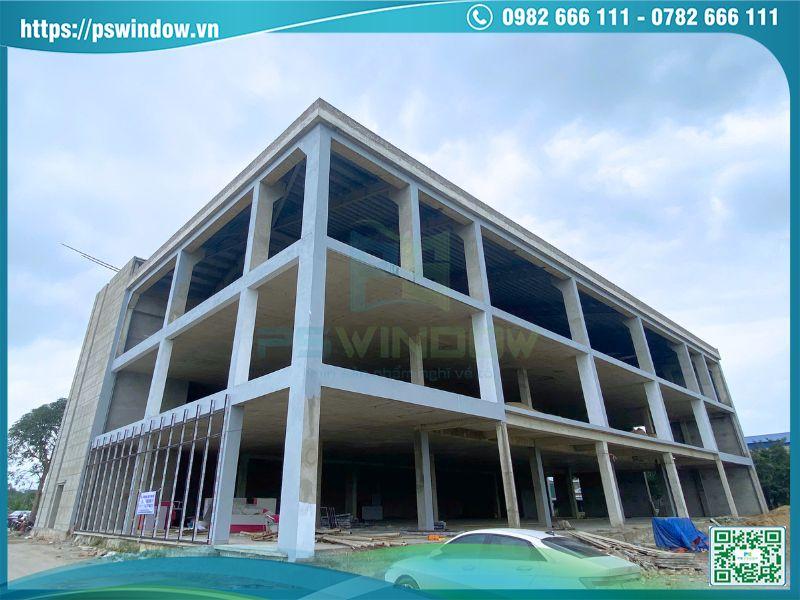 Lắp khung nhôm mặt dựng