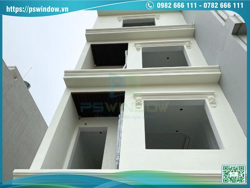 Ô chờ cửa nhôm kính kích thước chuẩn