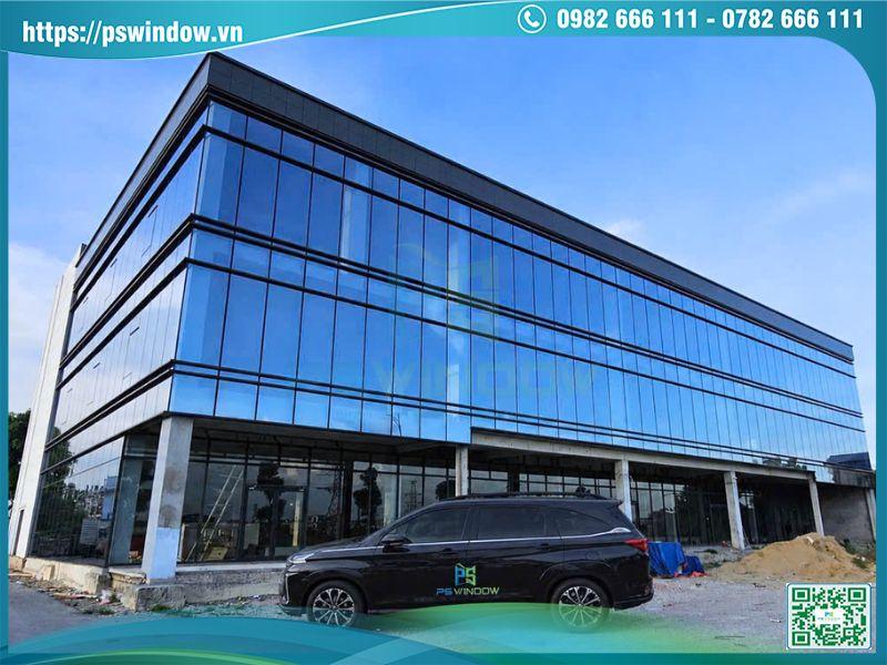 Pswindow thi công vách kính mặt dựng hơn 1100m2 tại Thanh Hóa