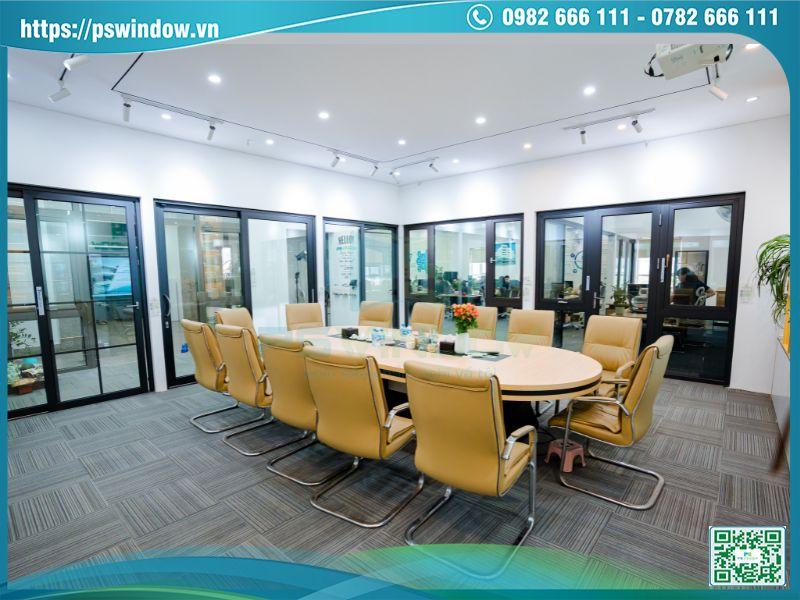 Showroom cửa nhôm cao cấp Pswindow