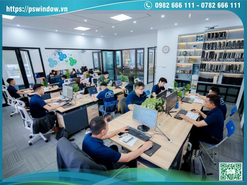 Văn phòng làm việc trẻ trung, nhiệt huyết