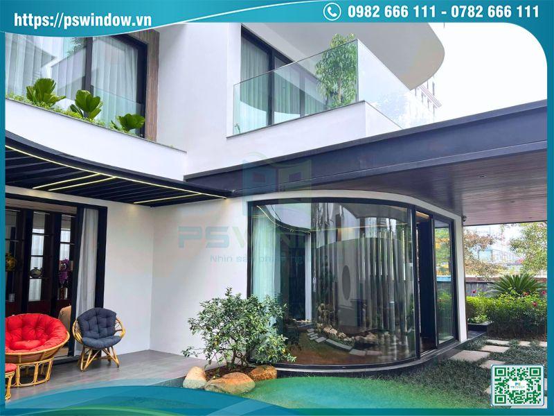Cửa Civro lắp đặt cho công trình biệt thự cao cấp phong cách hiện đại