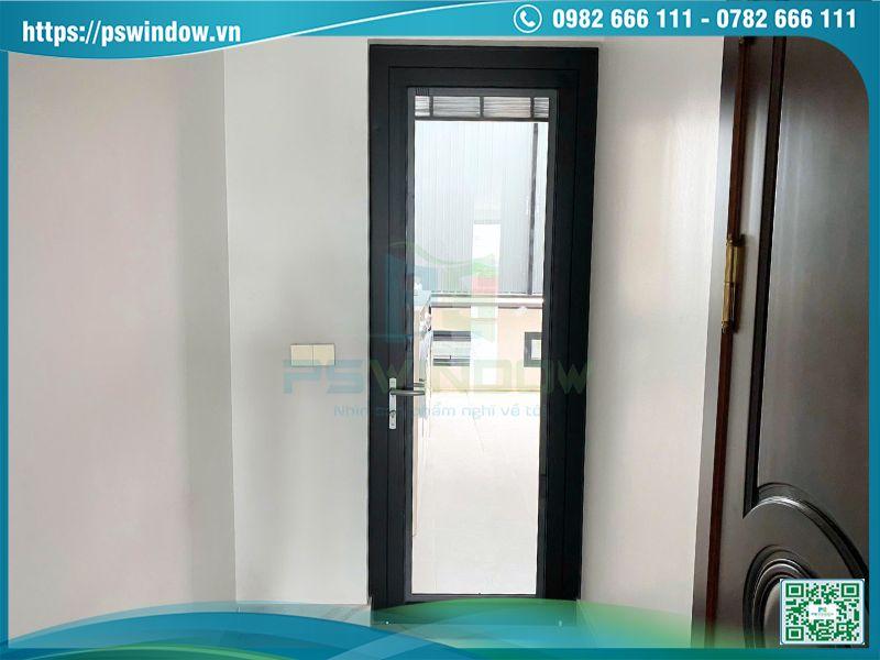 Cửa mở quay 1 cánh nhôm Maxpro