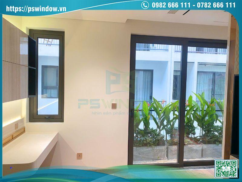 Cửa nhôm chung cư cao cấp sang trọng, bền đẹp