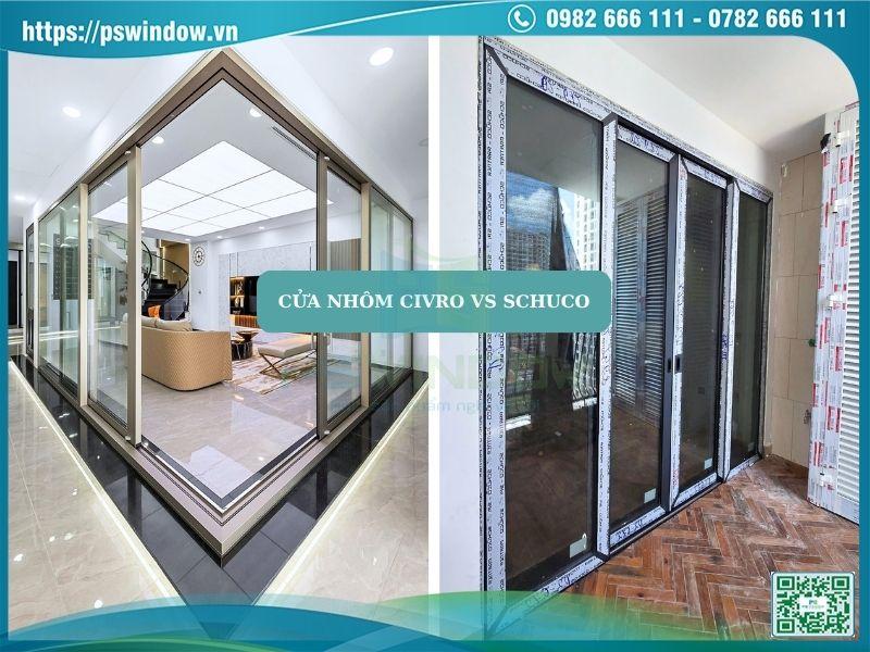 Hình ảnh Cửa Nhôm Civro và Schuco Loại Nào Tốt Hơn? So Sánh Chi Tiết