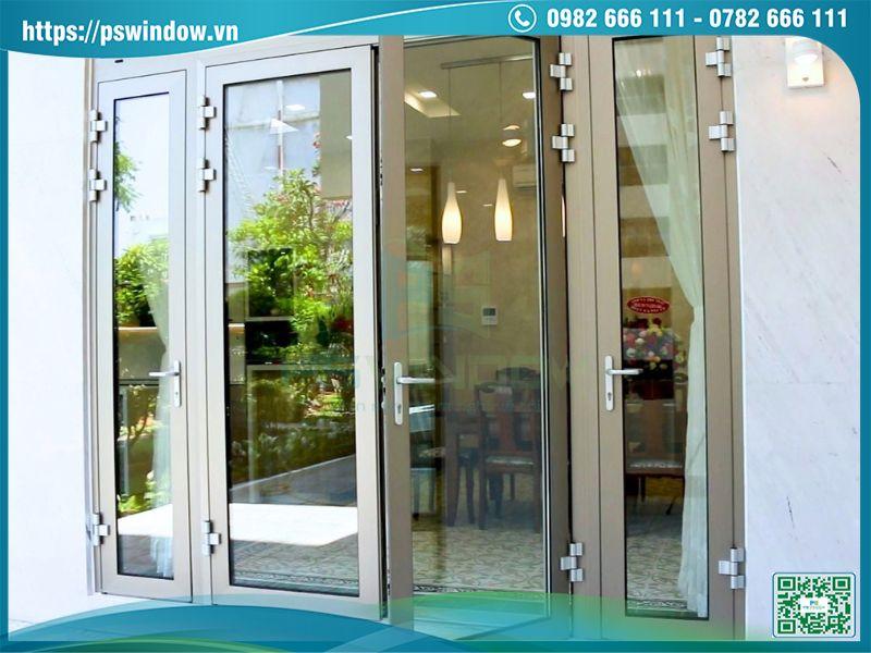 Cửa nhôm Civro với bề mặt xi mạ sang trọng, bền bỉ vượt trội