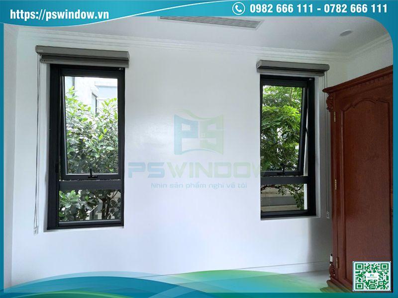 Cửa sổ nhôm Xingfa hệ 55 mở hất 1 cánh