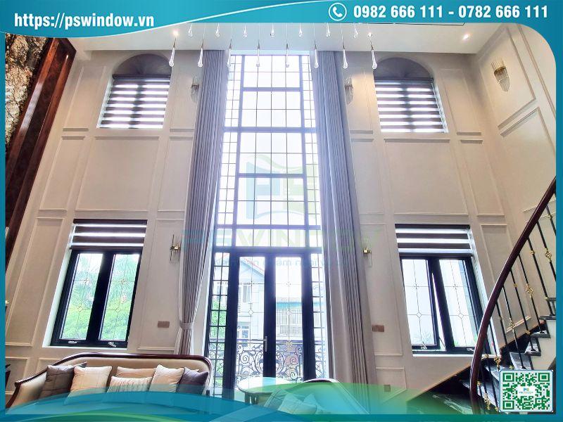 Cửa vòm thông tầng tối ưu không gian, ánh sáng và thẩm mỹ