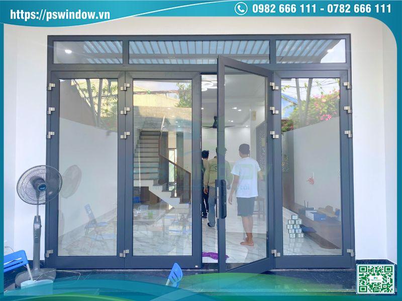Cửa Xingfa 4 cánh kính hộp cách âm cách nhiệt