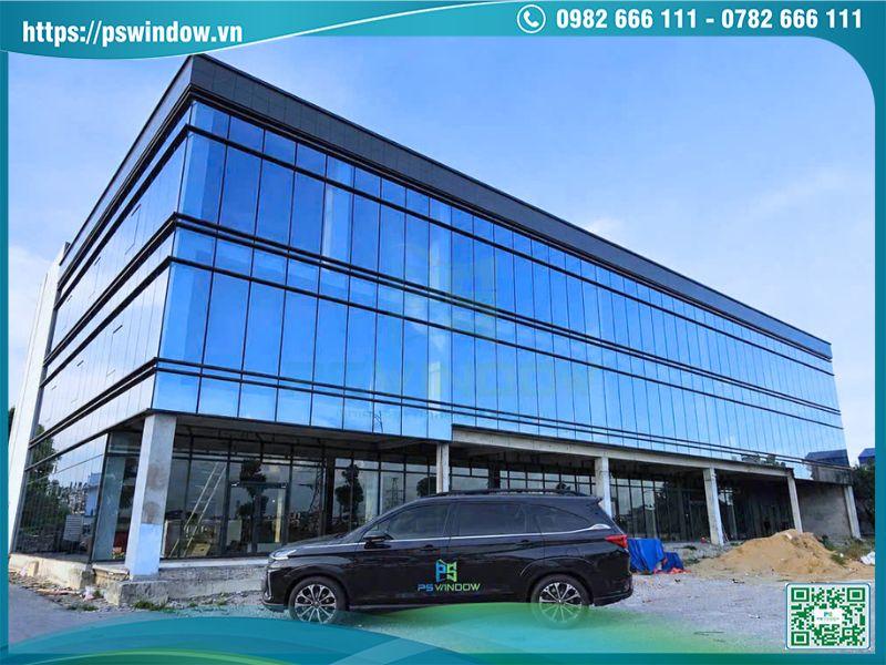 Mặt dựng nhôm Xingfa hệ 65 hơn 1100m2 PSWINDOW thi công tại Thanh Hóa
