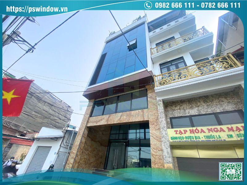 Mặt dựng Xingfa kính hộp cách nhiệt- công trình tại Phương Canh