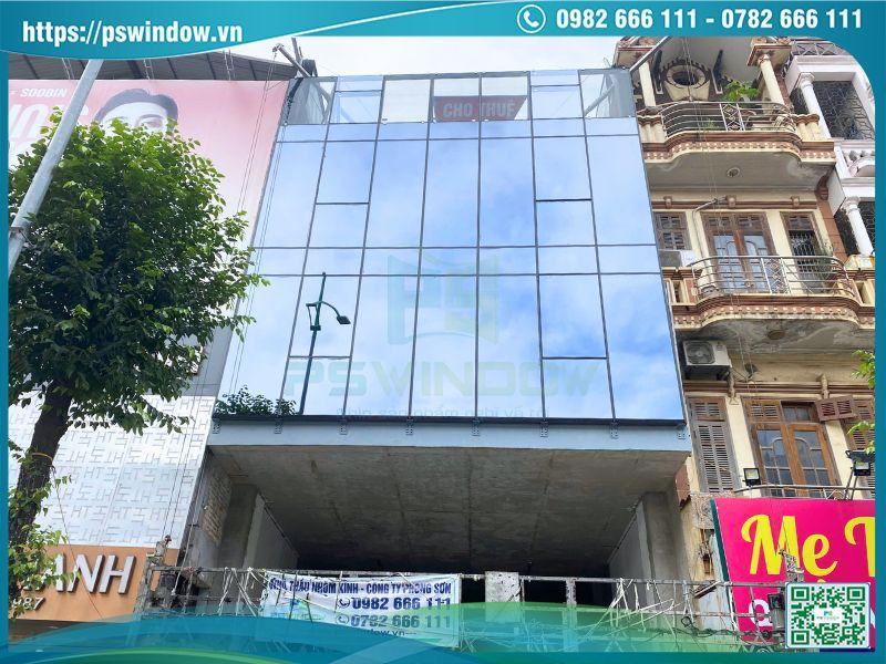 Mặt dựng Xingfa kính hộp Low-e bền đẹp, cách âm cách nhiệt tối ưu
