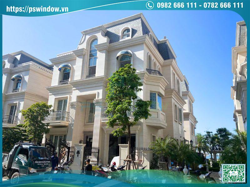 Hình ảnh Lắp Đặt Cửa Nhôm Maxpro Cho Biệt Thự Tại Bãi Cháy, Quảng Ninh