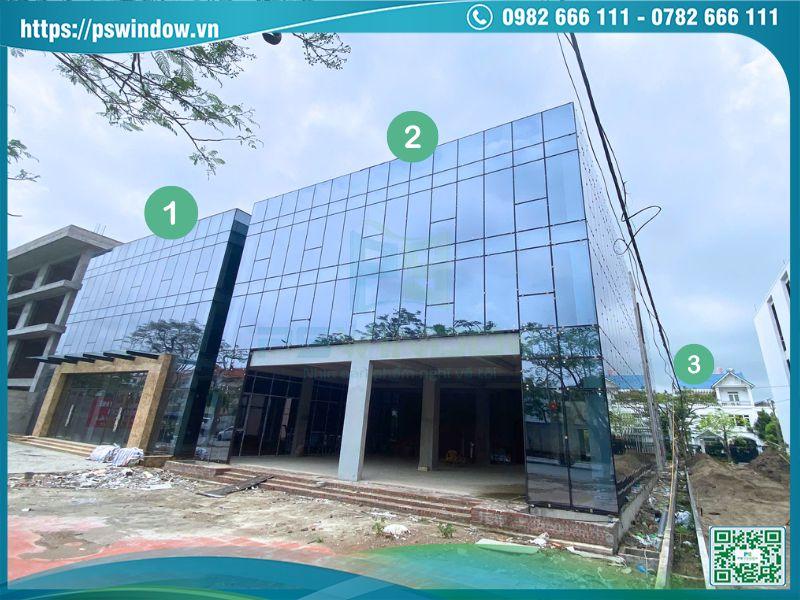 Pswindow thi công 3 công trình mặt dựng Xingfa kính hộp Low-e tại Hải Phòng